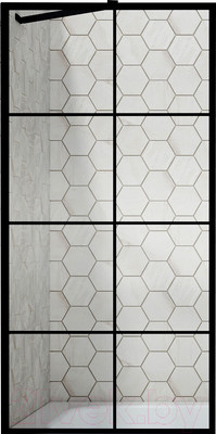 Стеклянная шторка для ванны Ambassador Bath Screens 70x140 / 16041208