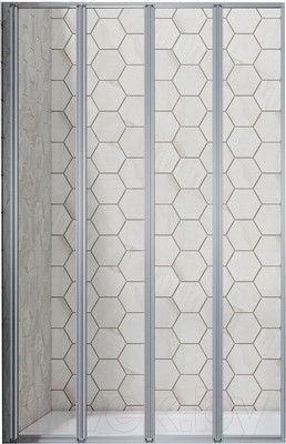 Стеклянная шторка для ванны Ambassador Bath Screens 100x140 / 16041111L