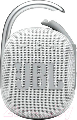 Портативная колонка JBL Clip 4 / JBLCLIP4WHT (белый)