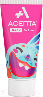 Зубная паста Асепта Baby Для детей 0-3 лет (50мл)