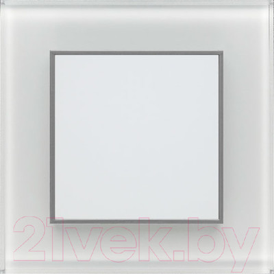 Выключатель DeLUMO Orto 9003 одноканальный клавишный (натуральный белый)