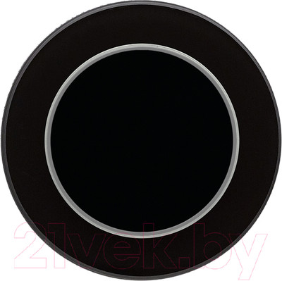 Выключатель DeLUMO Ronda 9005 одноканальный клавишный (классический черный)