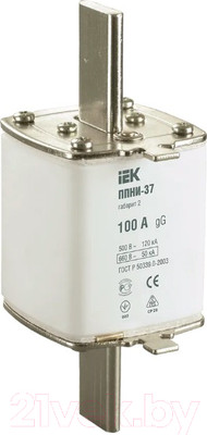 Предохранитель плавкий IEK ППН-37-Г 2 100А / DPP40-100 (плавкая вставка)