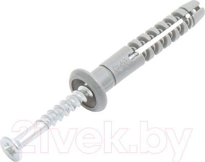 Дюбель-гвоздь ЕКТ Цилиндр 8x100 / BW000023 (50шт, полипропилен)