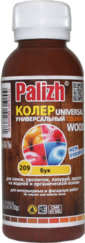 Колеровочная паста Palizh Wood №209 универсальная (0.1л, бук)