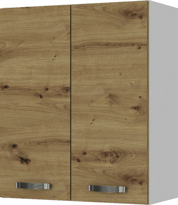 Шкаф навесной для кухни Anrex Alesia для сушки посуды 2D/60-F1 (серый/дуб онтарио)