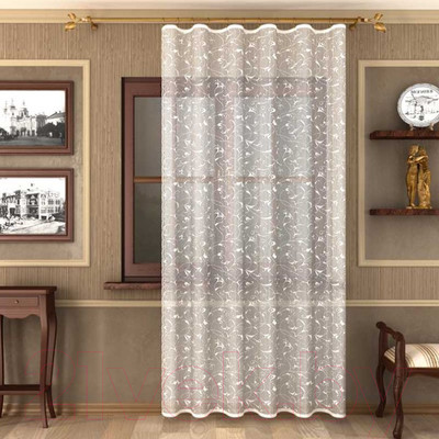 Штора Лента м436а (250x145, белый)