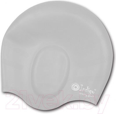 Шапочка для плавания Indigo Sport 401 SC (серый)