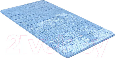 Коврик для ванной Shahintex Vintage SH V001 50x80 (синий)