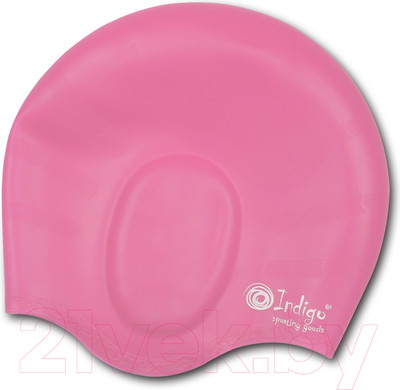 Шапочка для плавания Indigo Sport 405 SC (розовый)