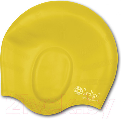 Шапочка для плавания Indigo Sport 406 SC (желтый)