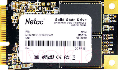 SSD диск Netac N5M 256GB (NT01N5M-256G-M3X)
