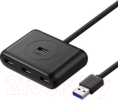 USB-хаб Ugreen CR113 / 20291 (черный)