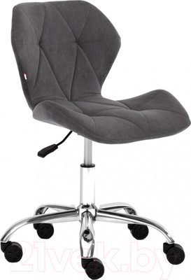 Кресло офисное Tetchair Selfi флок (серый)