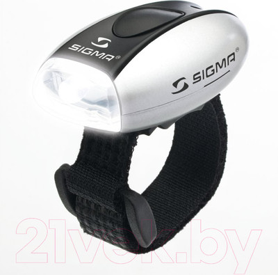 Фонарь для велосипеда Sigma Micro / 17240 (серебристый)