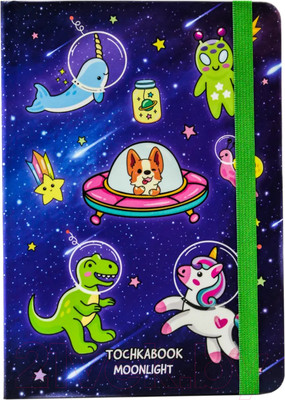 Записная книжка Проф-Пресс Космические зверята / 4680088415673
