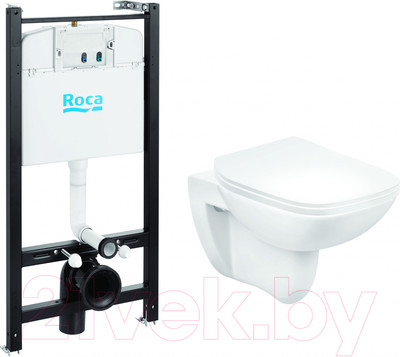 Унитаз подвесной с инсталляцией Roca Debba 893104970