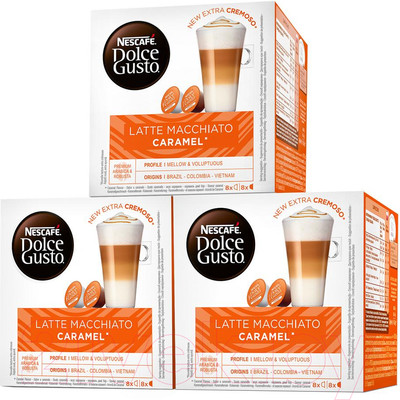 Кофе в капсулах Nescafe Dolce Gusto Latte Macchiato Caramel  (145.6г )