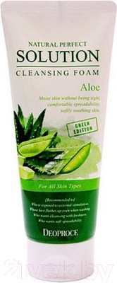 Пенка для умывания Deoproce Natural Perfect Solution Алоэ (170г)