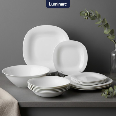 Набор тарелок Luminarc Carine white N2185