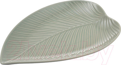 Блюдо Mason Cash In the Forest Leaf / 2002.225 (серо-зеленый)