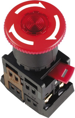 Кнопка для пульта IEK Грибок BBG40-ANE-K04