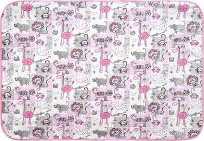 Клеенка детская Roxy-Kids Zoo / R-0076 (серый/розовый)