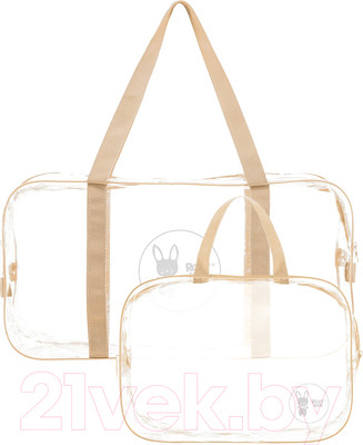 Комплект сумок в роддом Roxy-Kids RKB-004 (2шт, бежевый)