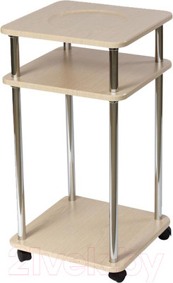 Подставка для бутыли Калифорния мебель Квадратная (дуб беленый)