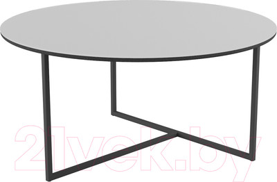 Журнальный столик Калифорния мебель Маджоре Glass (белый)