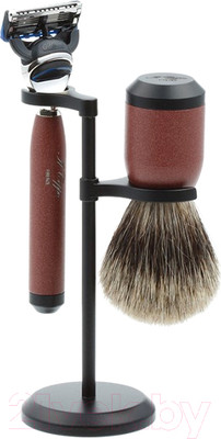 Набор для бритья IL Ceppo SET-S111P4FT (красный/черный)