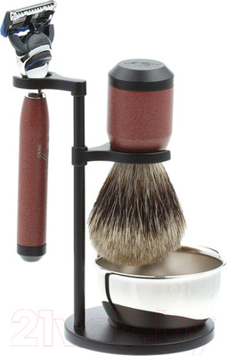 Набор для бритья IL Ceppo SET-S112P4FT (красный/черный)