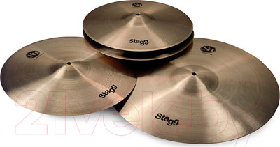 Набор тарелок для ударной установки Stagg SH-SET (с чехлом и палочками)