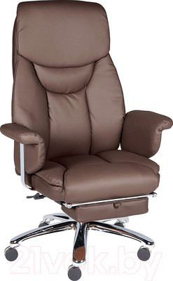 Кресло офисное Norden Parlament / H-2021-322 (кожа темно-коричневый)