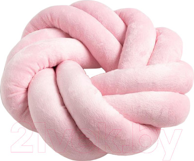 Подушка декоративная Этель 5163449 (розовый, велюр)