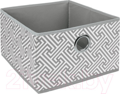 Коробка для хранения Handy Home Орнамент 280x280x180 / UC-204 (серый)