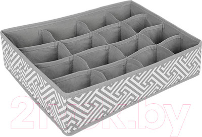 Кофр для хранения Handy Home Орнамент 350x270x90 / UC-205 (серый)