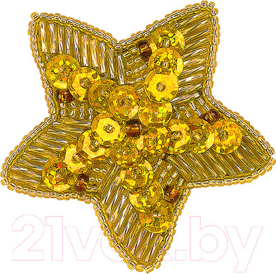 Набор для создания украшений Клеvер Для изготовления украшения-патча. Звезда / АФ 10-050