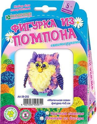 Набор для творчества Клеvер Для изготовления фигурки. Маленькая сова / АА 09-202