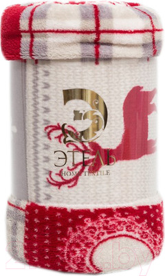 Плед Этель Скандинавия / 4566530 (180x200, корал-флис)