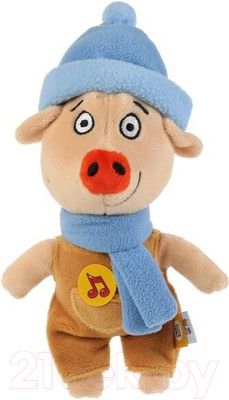 Мягкая игрушка Мульти-пульти Оранжевая корова Поросенок Коля в зимней одежде / V92727-17A