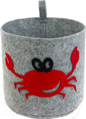 Корзина EVA Funny Краб / Я47311 (светло-серый)