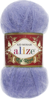 Пряжа для вязания Alize Kid Royal 62% мохер, 38% полиамид / 40 (500м, голубой)