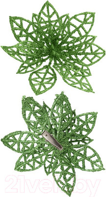 Набор елочных игрушек Волшебная страна Цветок / 007939 (3шт)