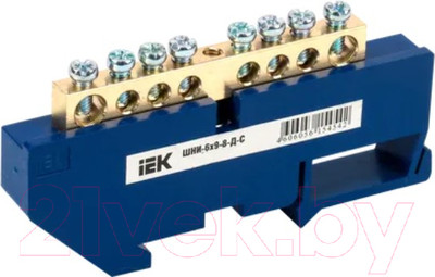 Шина нулевая IEK YNN10-69-8D-K07