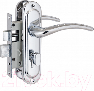 Замок врезной Стандарт 132/50B CP (хром)