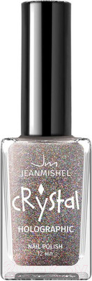 Лак для ногтей Jeanmishel Crystal с блестками 3D эффект голографии тон 703 (12мл)