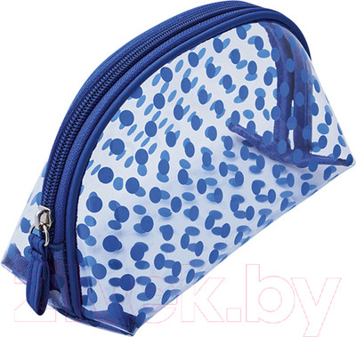 Косметичка Dewal Beauty Горох / BG-12 (синий)