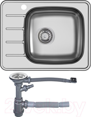 Мойка кухонная Ukinox Гранд GRM600.480-GT6K 1R (с сифоном S701)