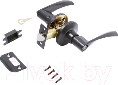 Ручка дверная Стандарт 8901 BK BL (черный)